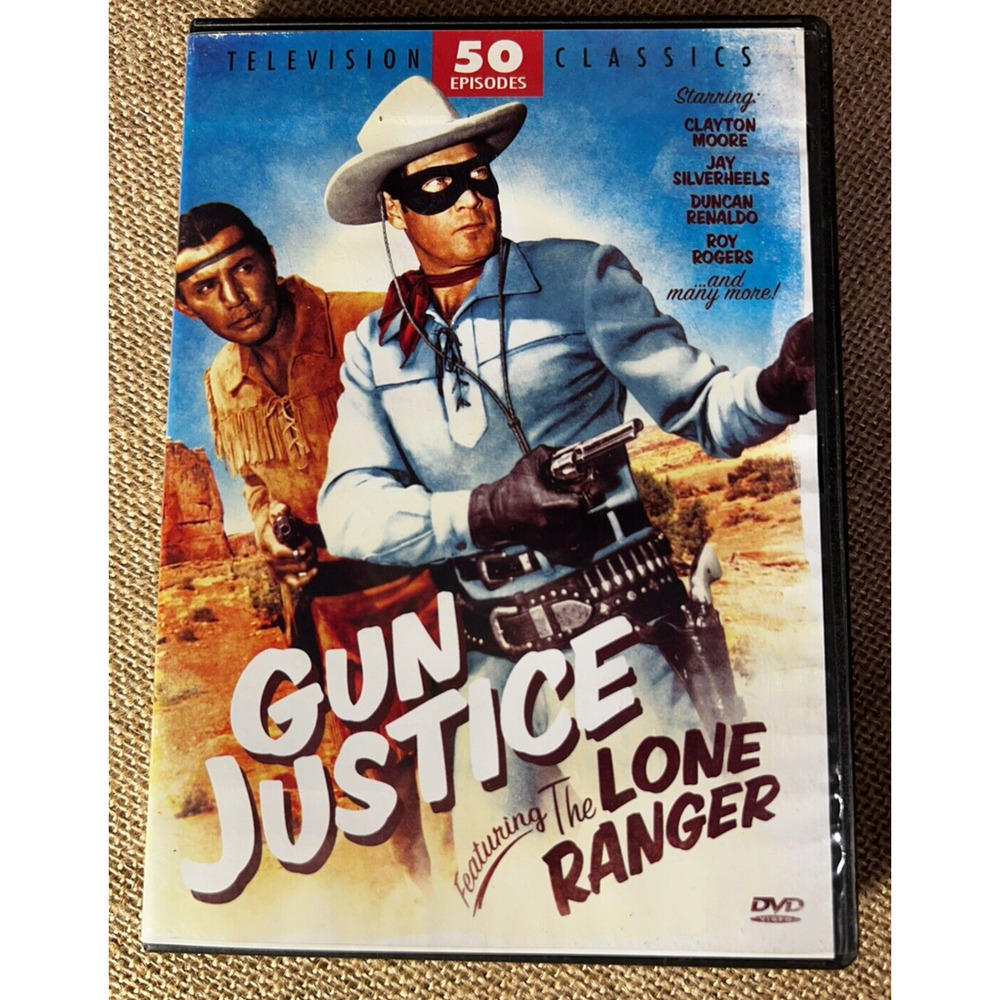 Gun Justice Featuring the Lone Ranger DVD--TV Classics--50 Episodes-Vintage